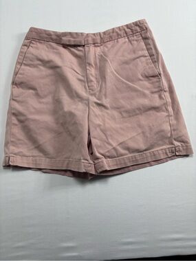 Women's High-Rise Tailored Shorts in Dusty Pink